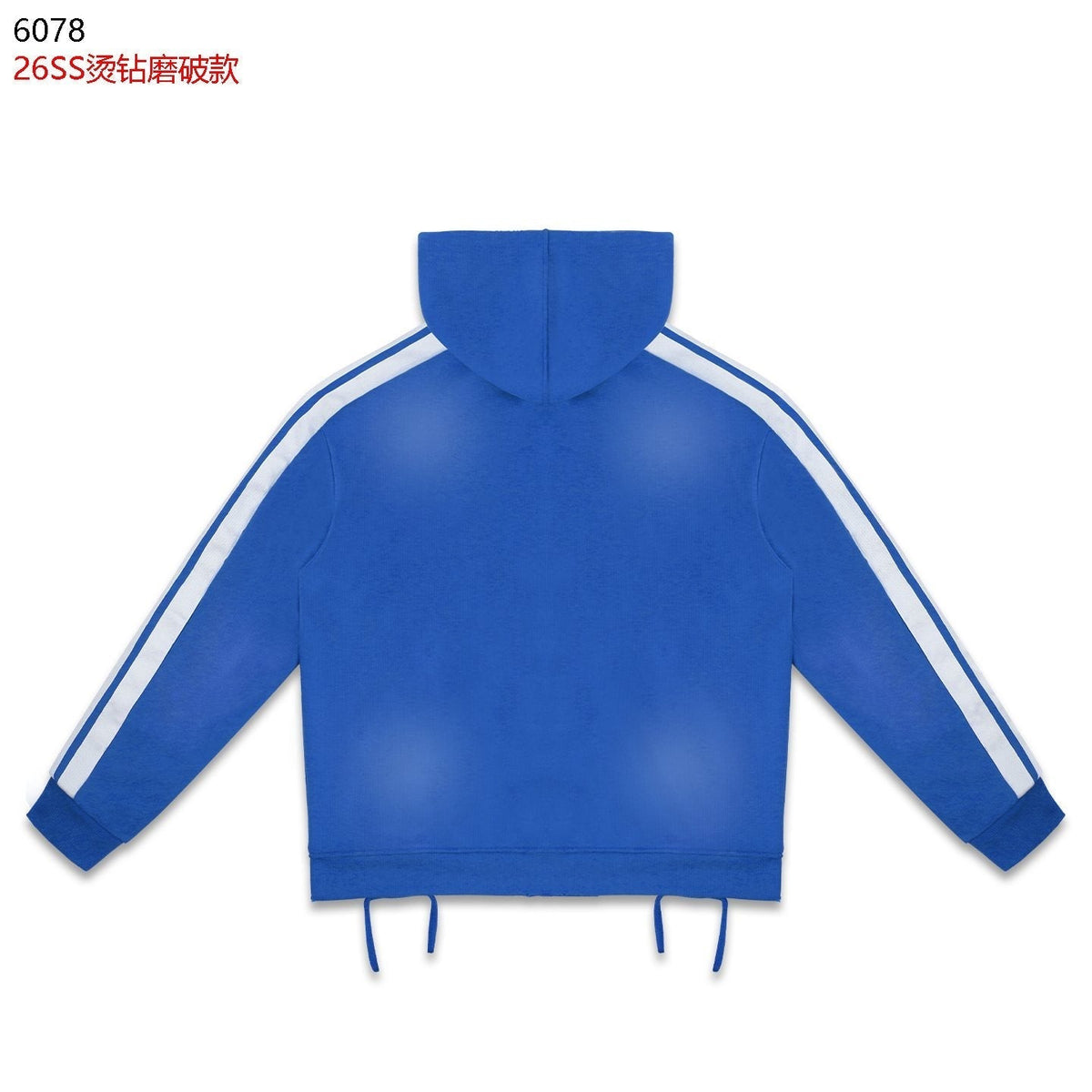 Rough Play Studded Stripe Full-Zip Hoodie ¡ª back