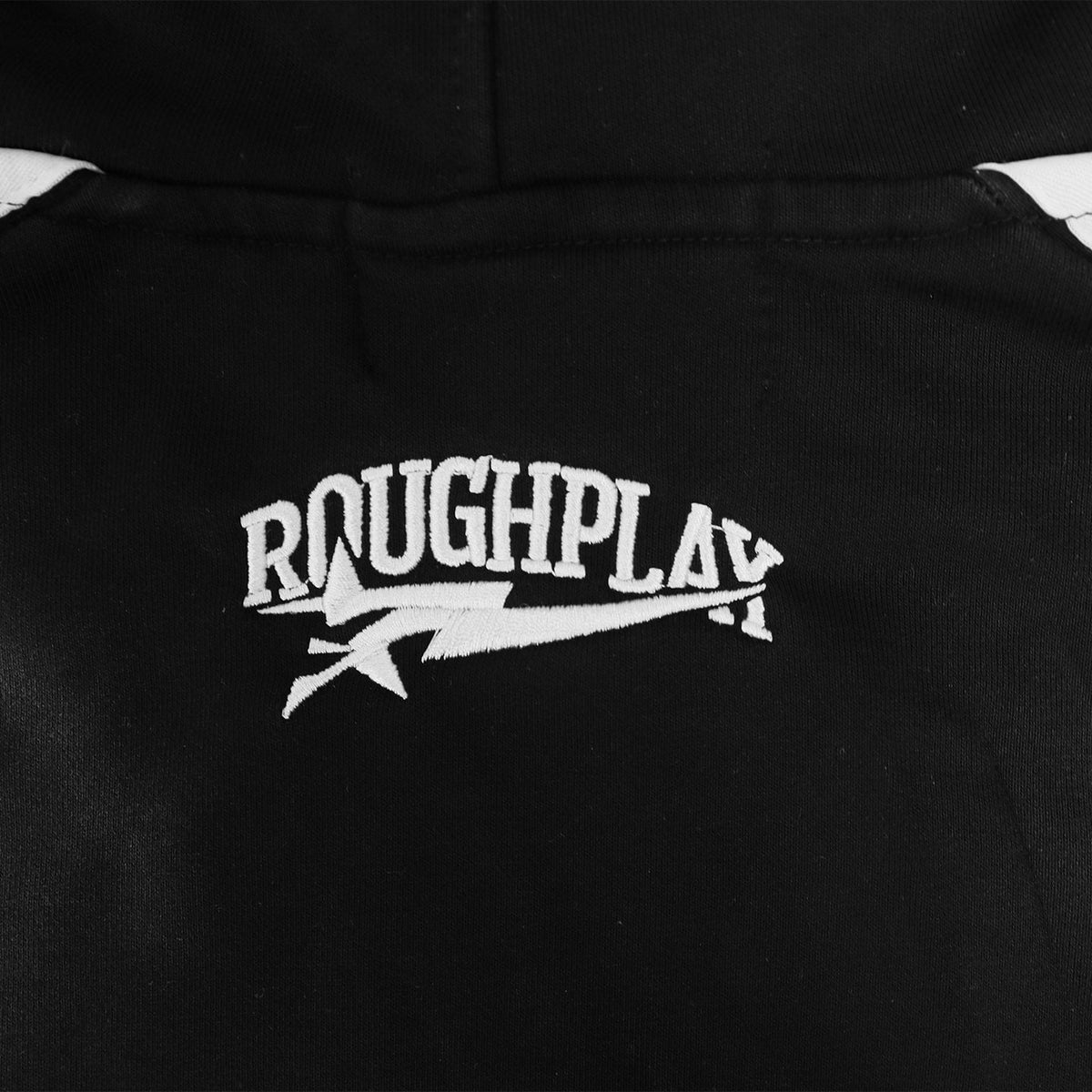 Rough Play Studded Stripe Full-Zip Hoodie ¡ª detail