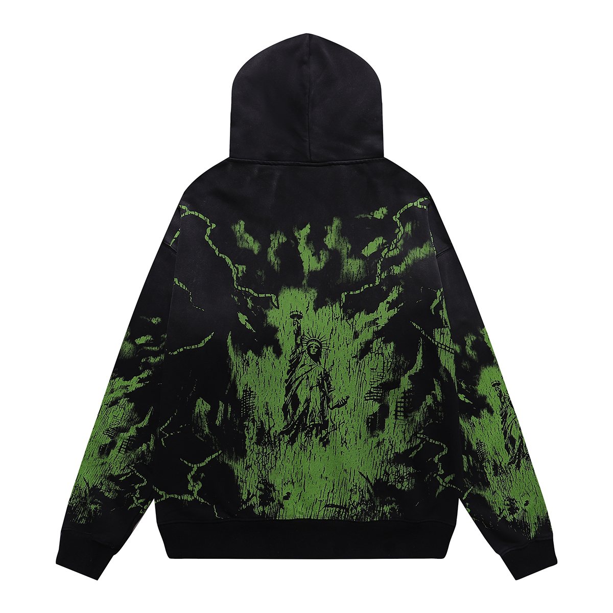 VALE USA Liberty Graphic Washed Zip Hoodie ¡ª back
