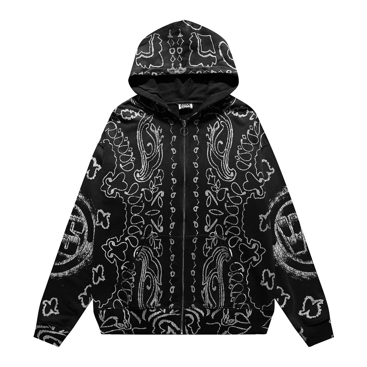 VALE USA Paisley Print Zip Hoodie ¡ª hero
