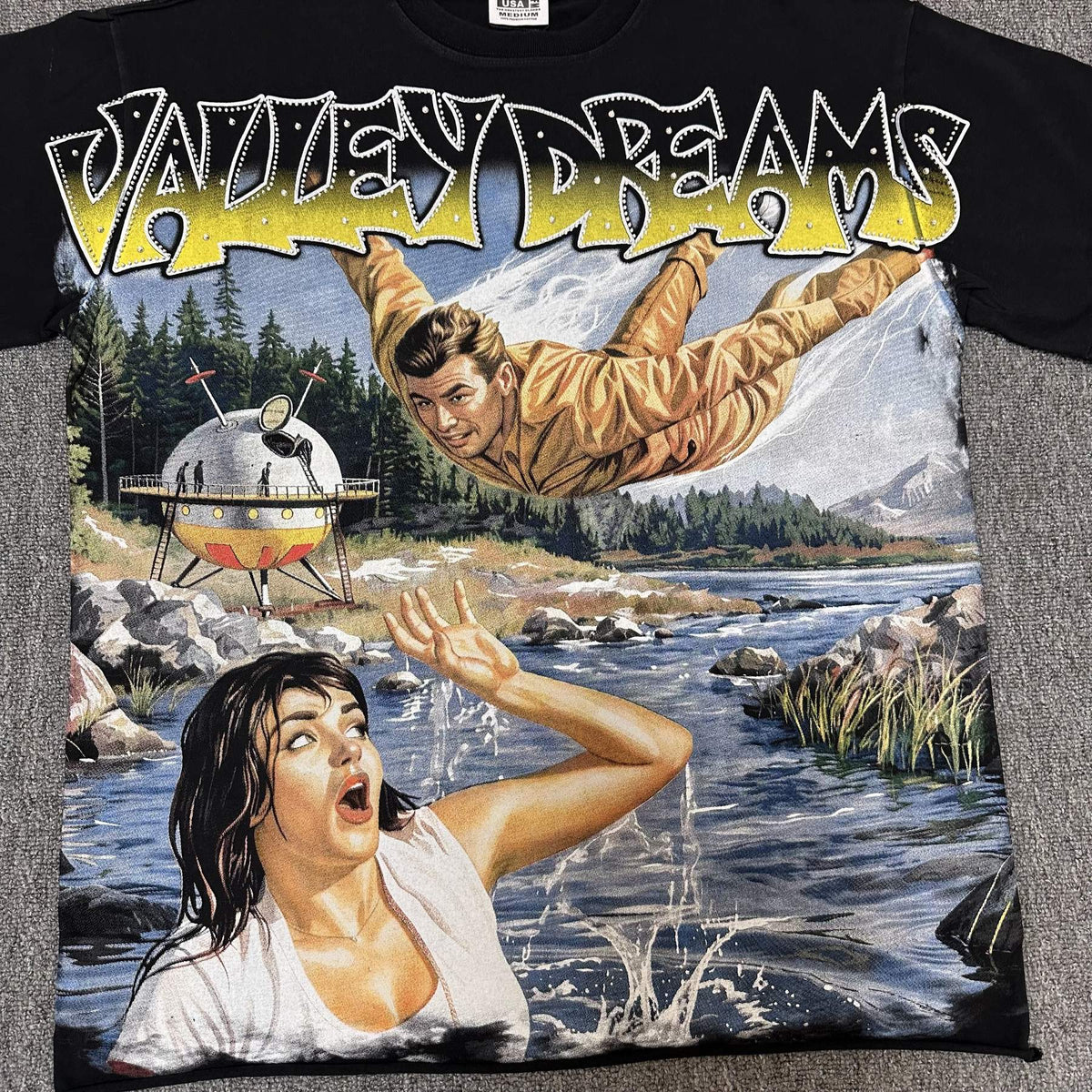 Valley Dreams Washed Graphic Short-Sleeve T-Shirt ¡ª detail
