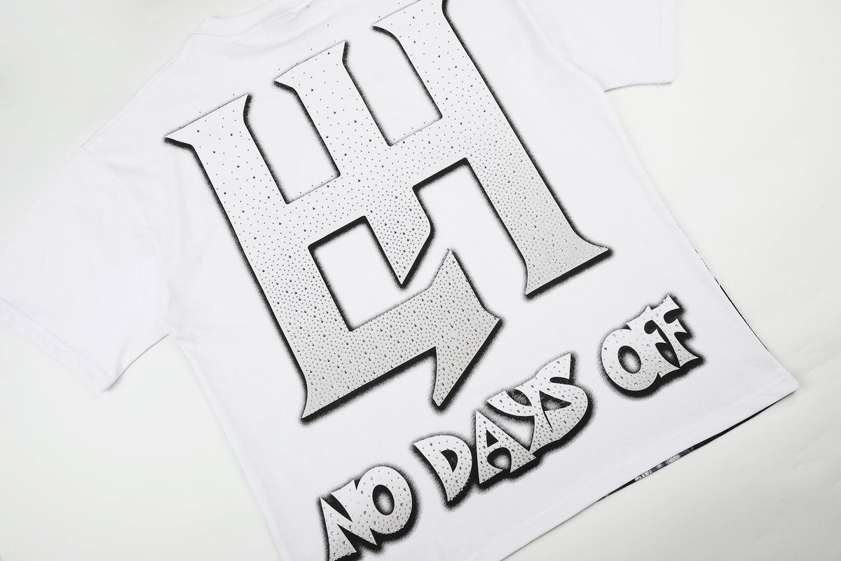 Life Hustlere LIFE HUSTLERS Angel Graphic T-Shirt - White/Black ¡ª detail