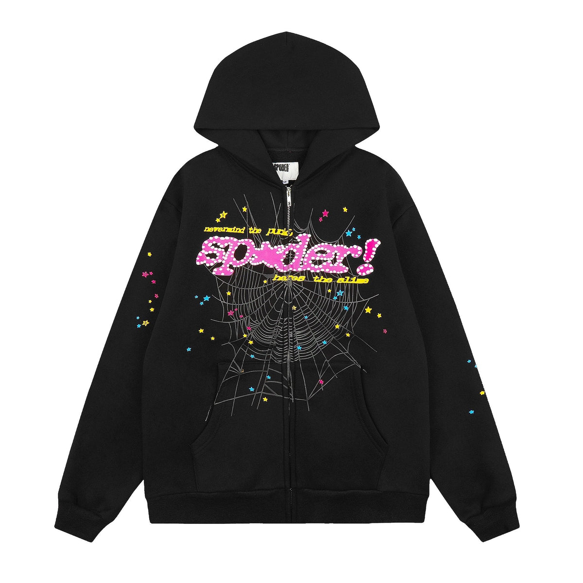 Sp5der Spider-Web Star Zip Hoodie ¡ª hero