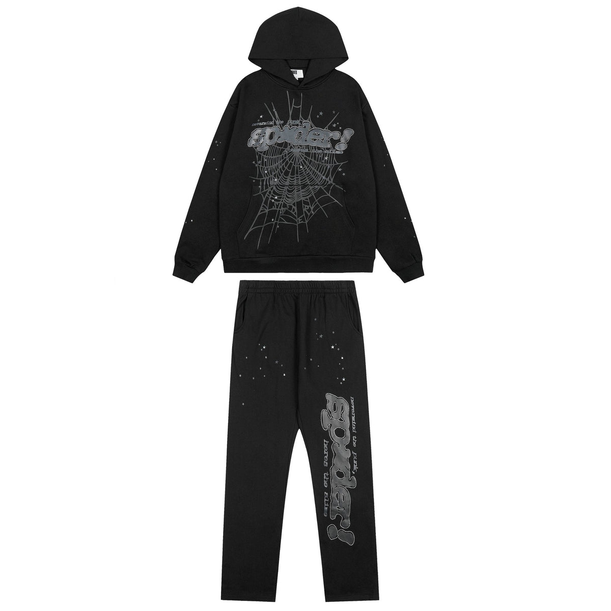 Sp5der Black Spiderweb Graphic Matching Set ¡ª hero
