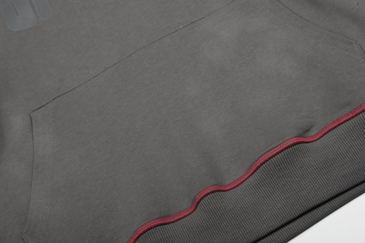 Sp5der Charcoal Gray Hoodie & Sweatpants Matching Set ¡ª detail