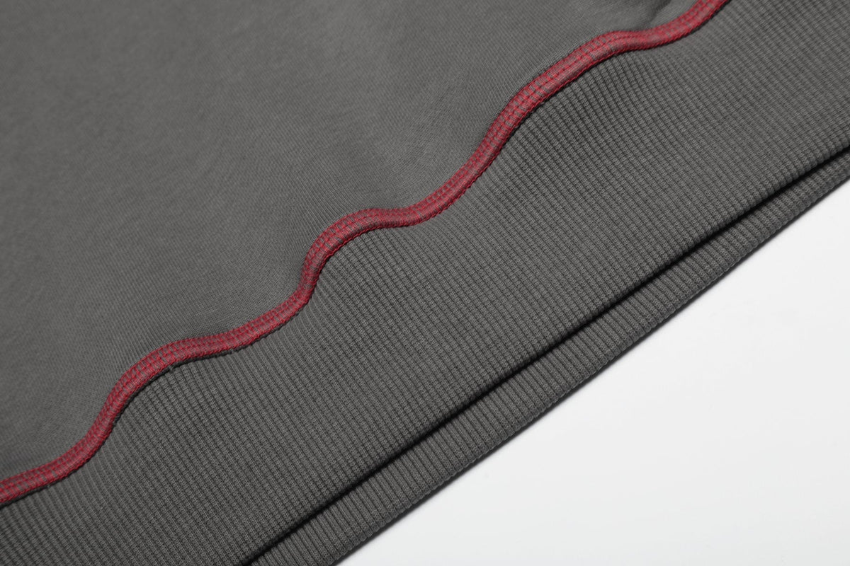 Sp5der Charcoal Gray Hoodie & Sweatpants Matching Set ¡ª detail