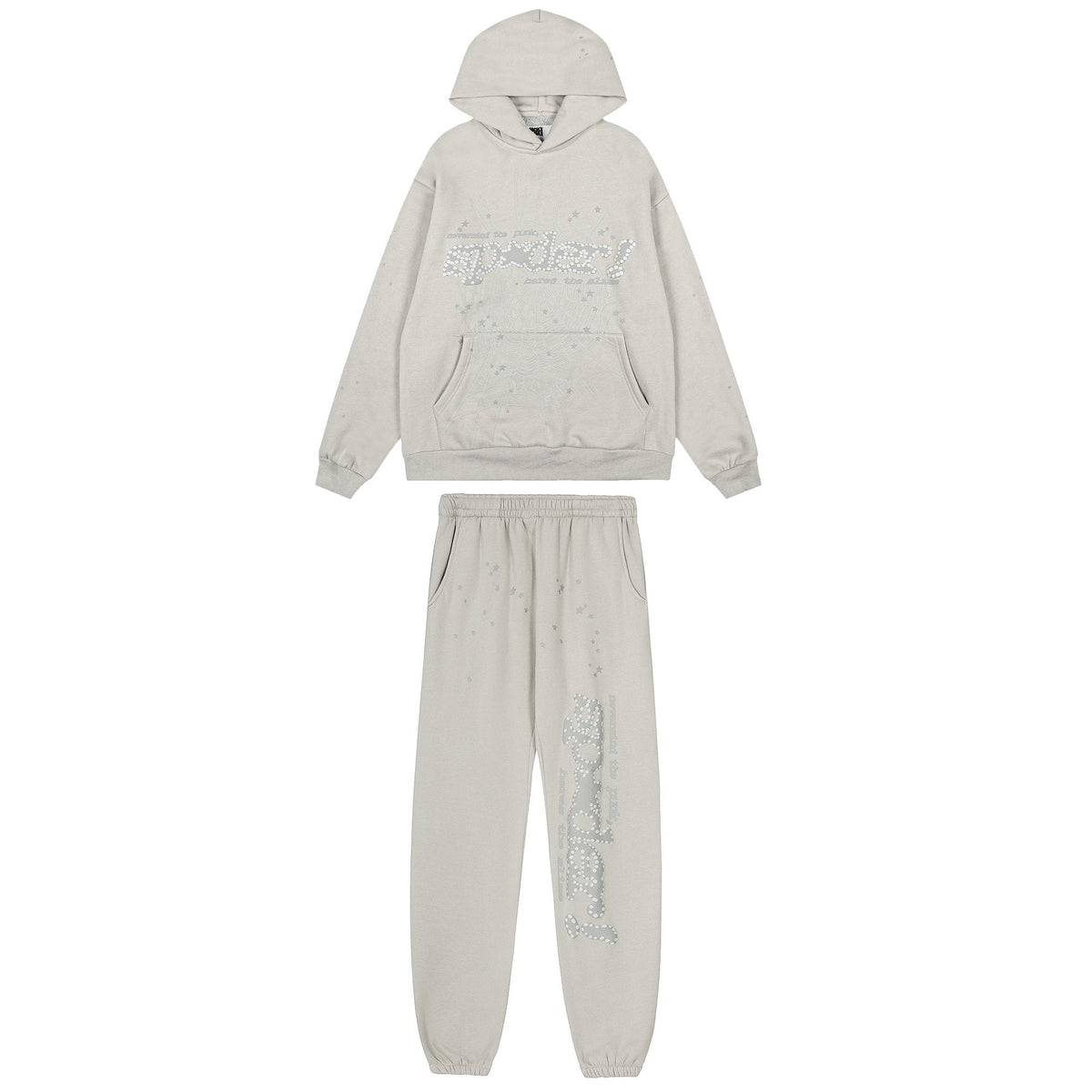 Sp5der Star Graphic Hoodie & Sweatpants Matching Set ¡ª hero