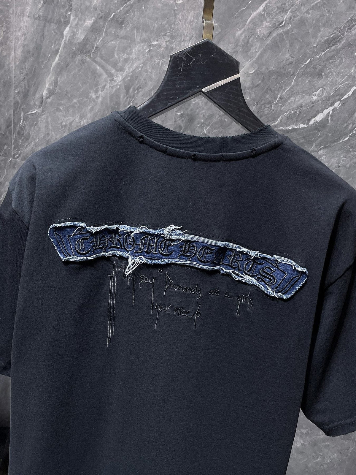 Chrome Hearts Cross Patch Graphic T-Shirt ¡ª detail