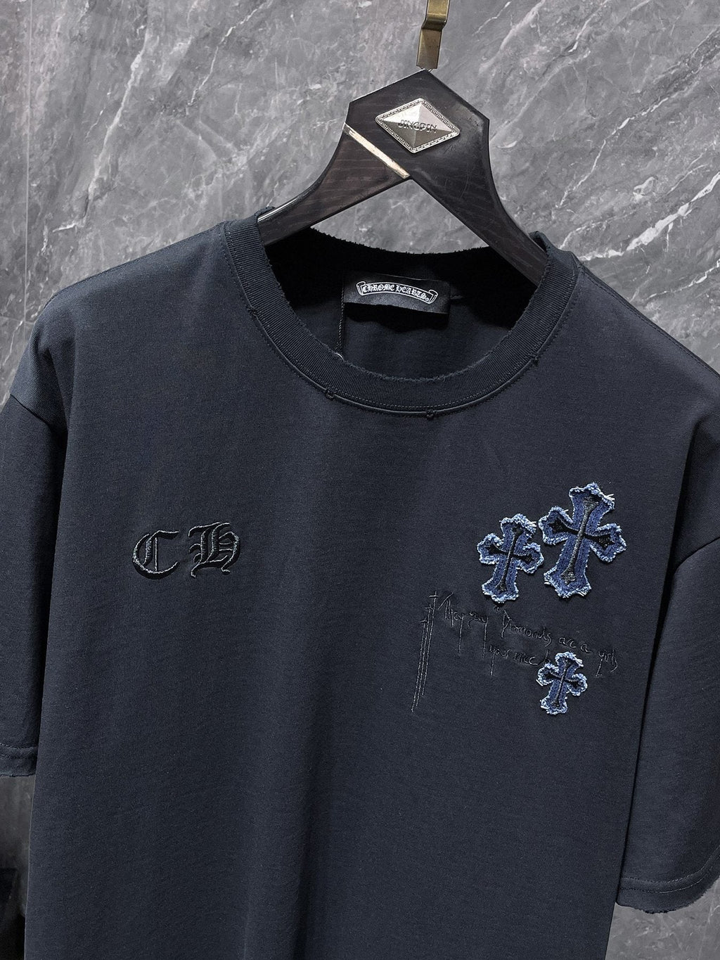 Chrome Hearts Cross Patch Graphic T-Shirt ¡ª detail