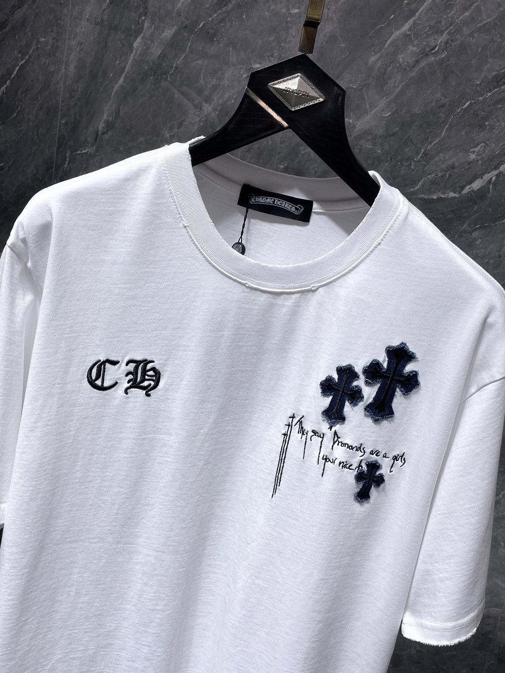 Chrome Hearts Cross Patch Graphic T-Shirt ¡ª detail