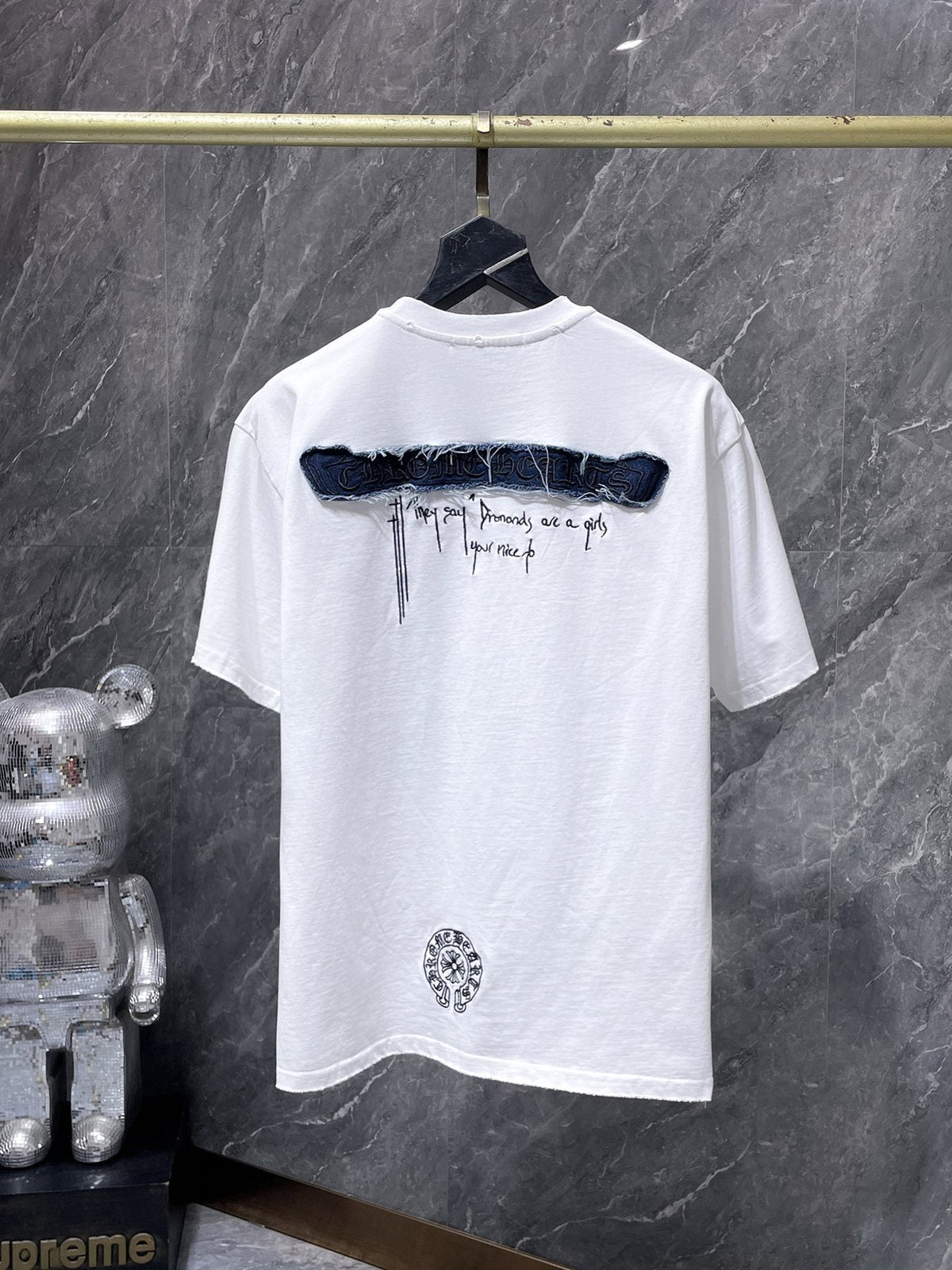 Chrome Hearts Cross Patch Graphic T-Shirt ¡ª back