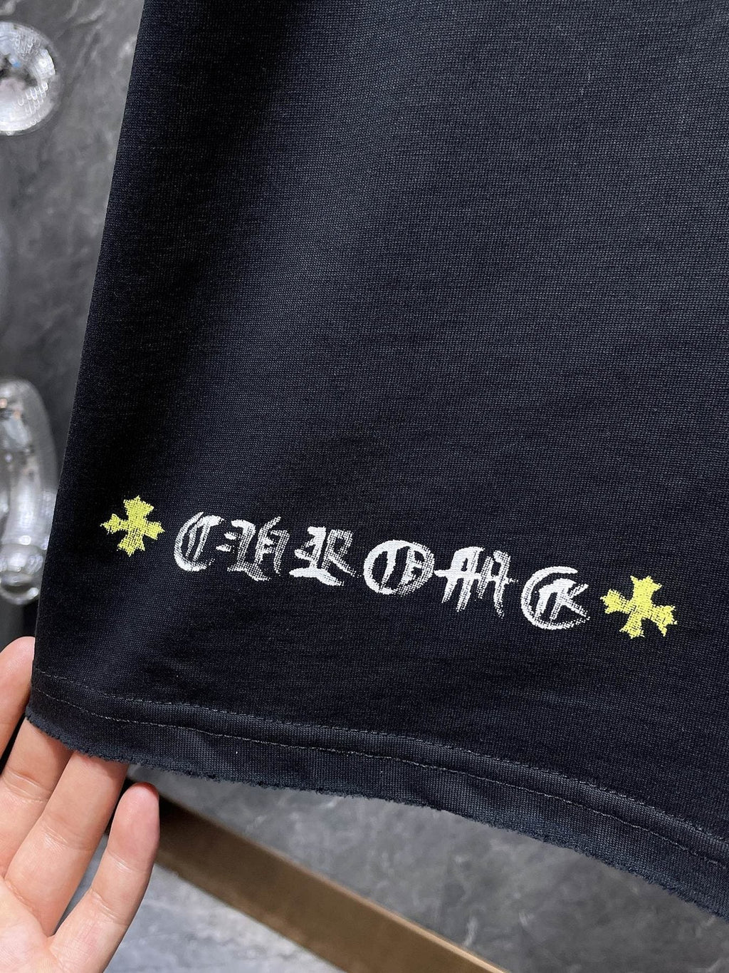 Chrome Hearts Cross Graffiti Graphic T-Shirt ¡ª detail