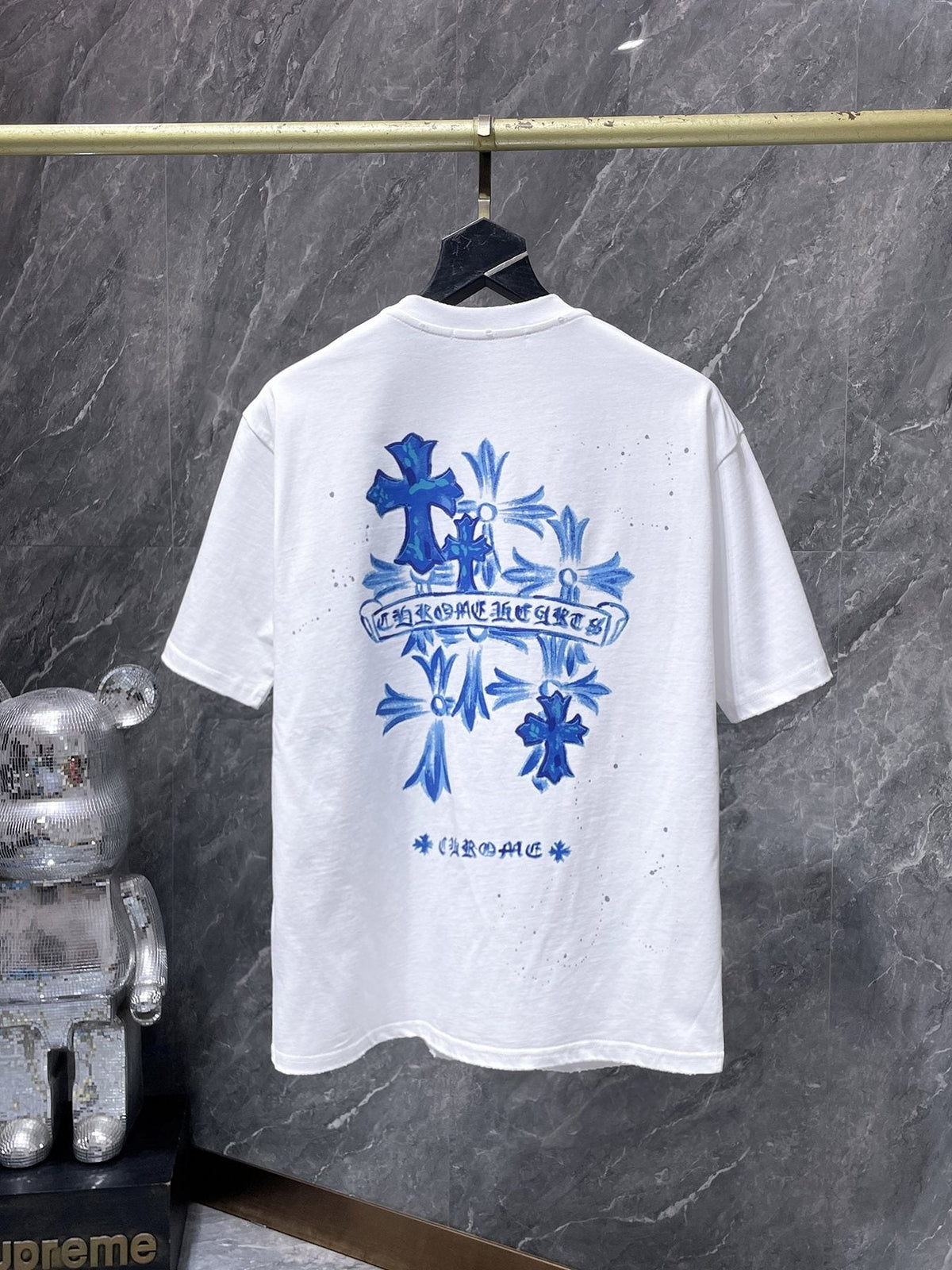 Chrome Hearts Cross Graffiti Graphic T-Shirt ¡ª back