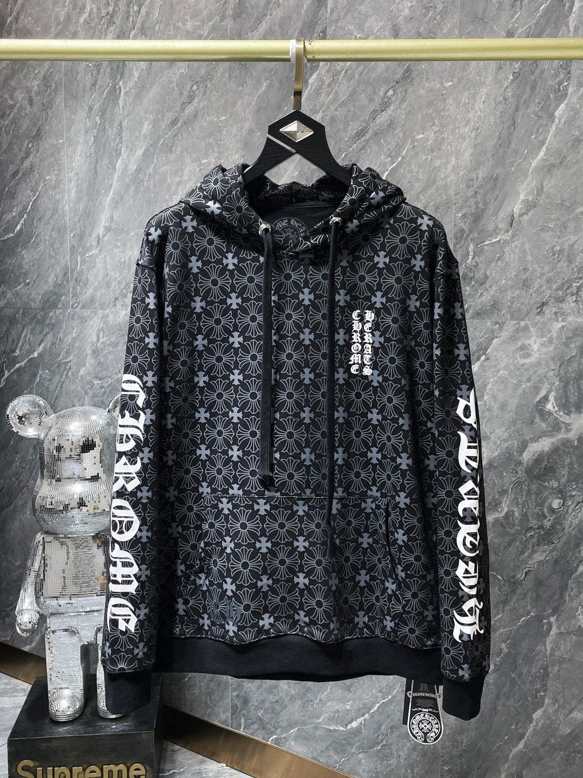 Chrome Hearts Floral Horseshoe Graphic Hoodie ¡ª hero
