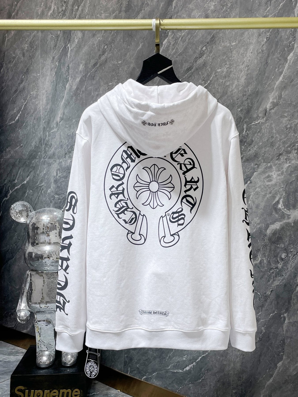 Chrome Hearts Floral Horseshoe Graphic Hoodie ¡ª back