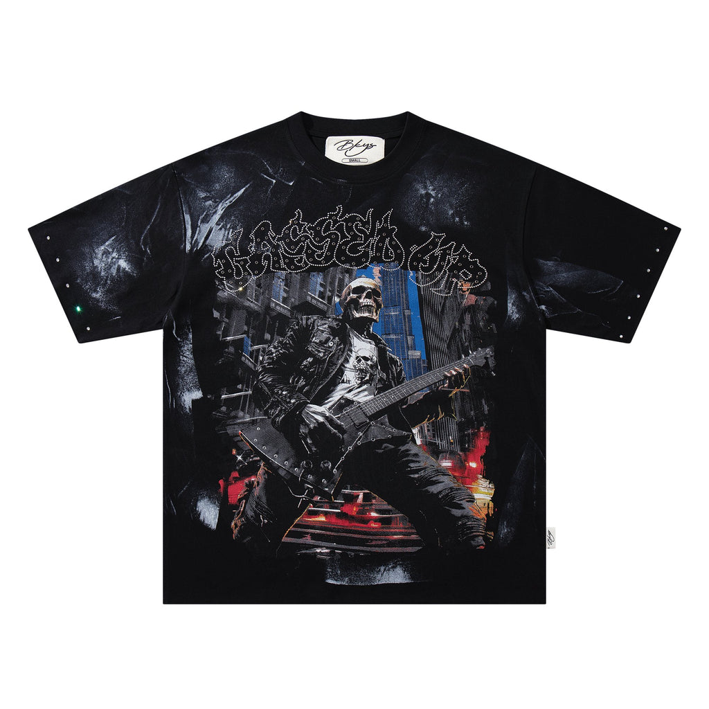 BKYS Revival Rhinestone Portrait Graphic T-Shirt ¡ª hero