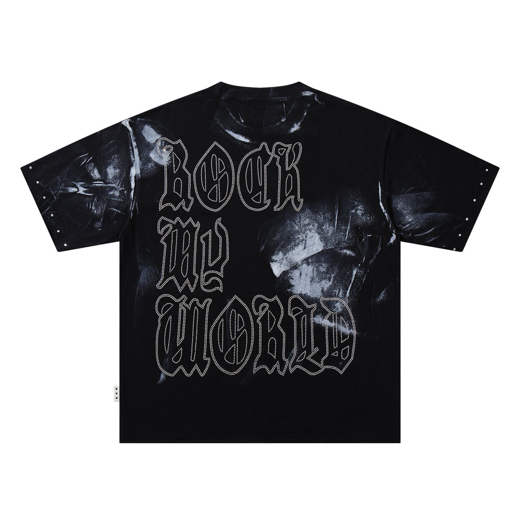 BKYS Revival Rhinestone Portrait Graphic T-Shirt ¡ª back