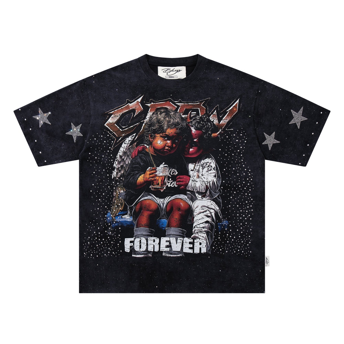 BKYS Revival Rhinestone Star Portrait Graphic T-Shirt ¡ª hero