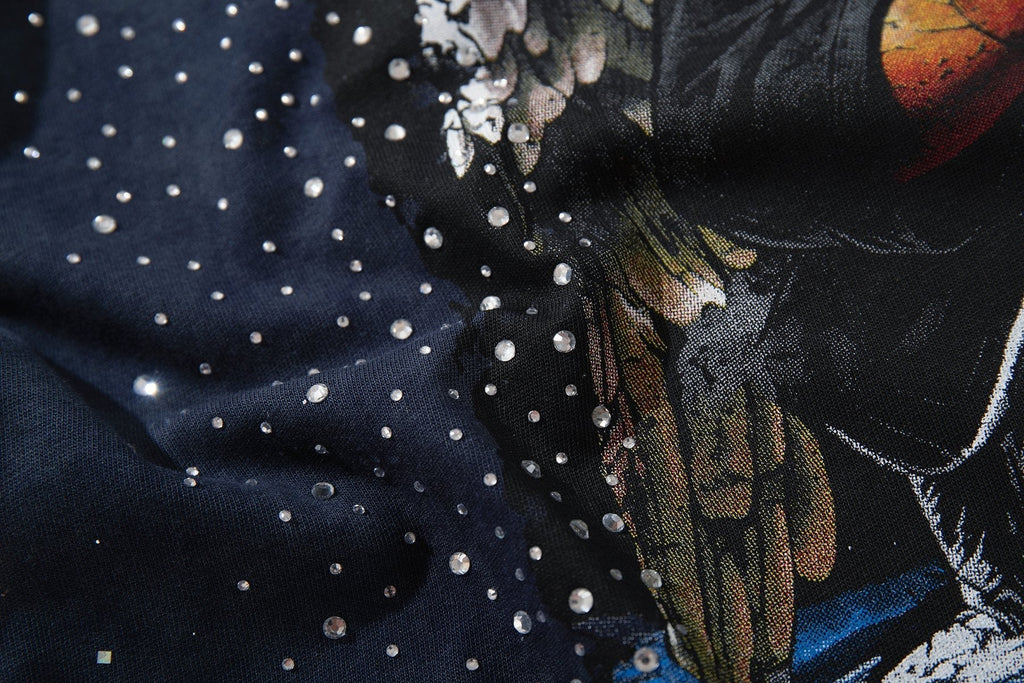 BKYS Revival Distressed Portrait Graphic T-Shirt ¡ª detail