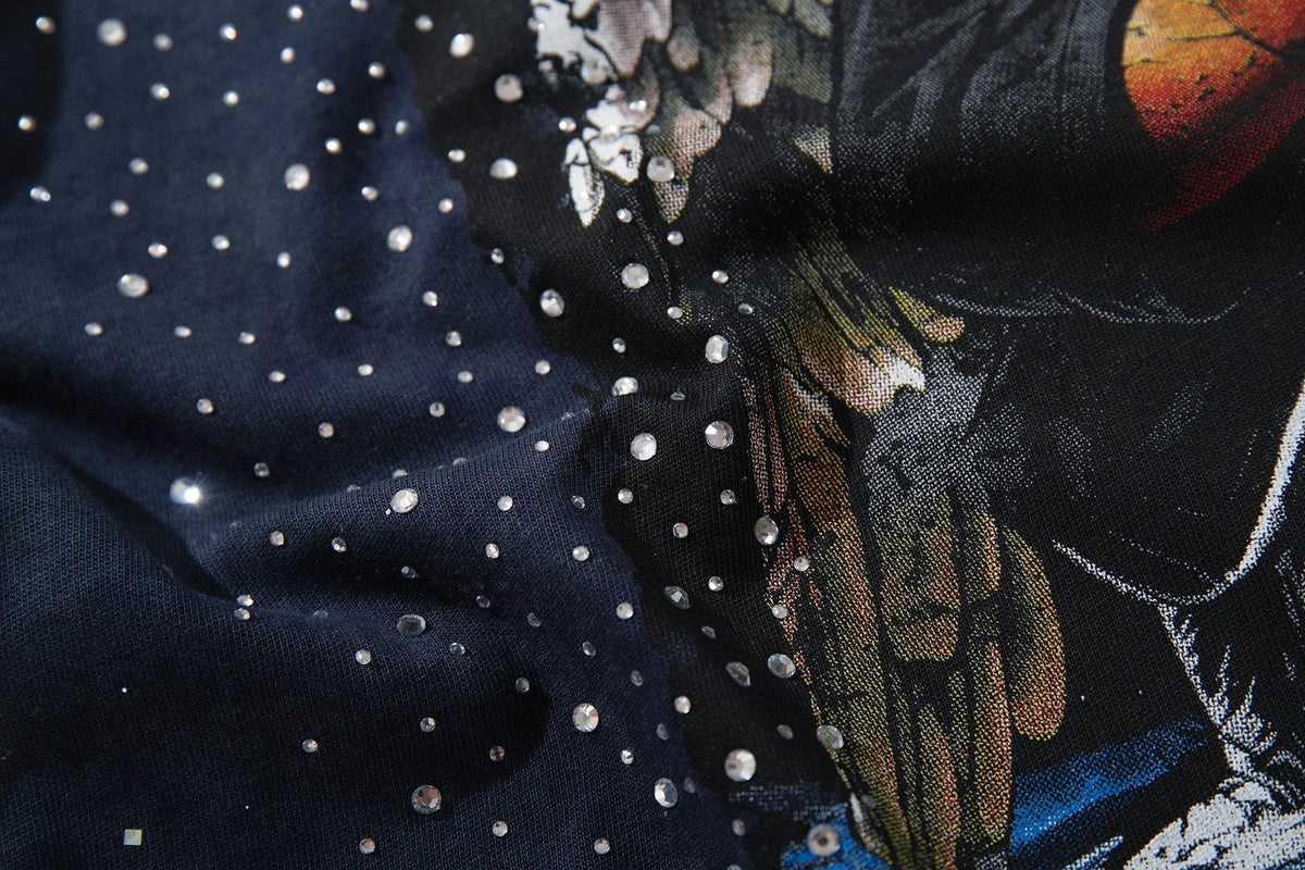 BKYS Revival Distressed Portrait Graphic T-Shirt ¡ª detail