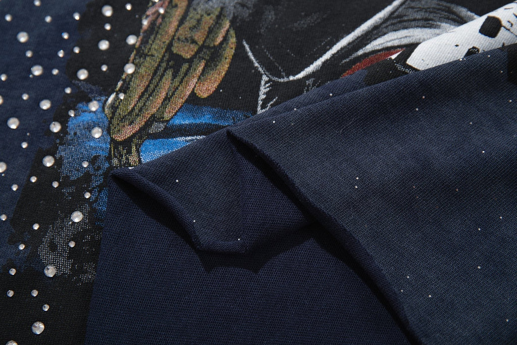 BKYS Revival Distressed Portrait Graphic T-Shirt ¡ª detail