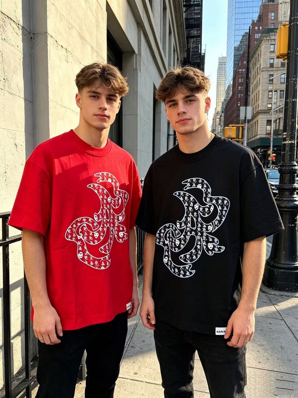 Asaali Abstract Graphic T-Shirt ¡ª context