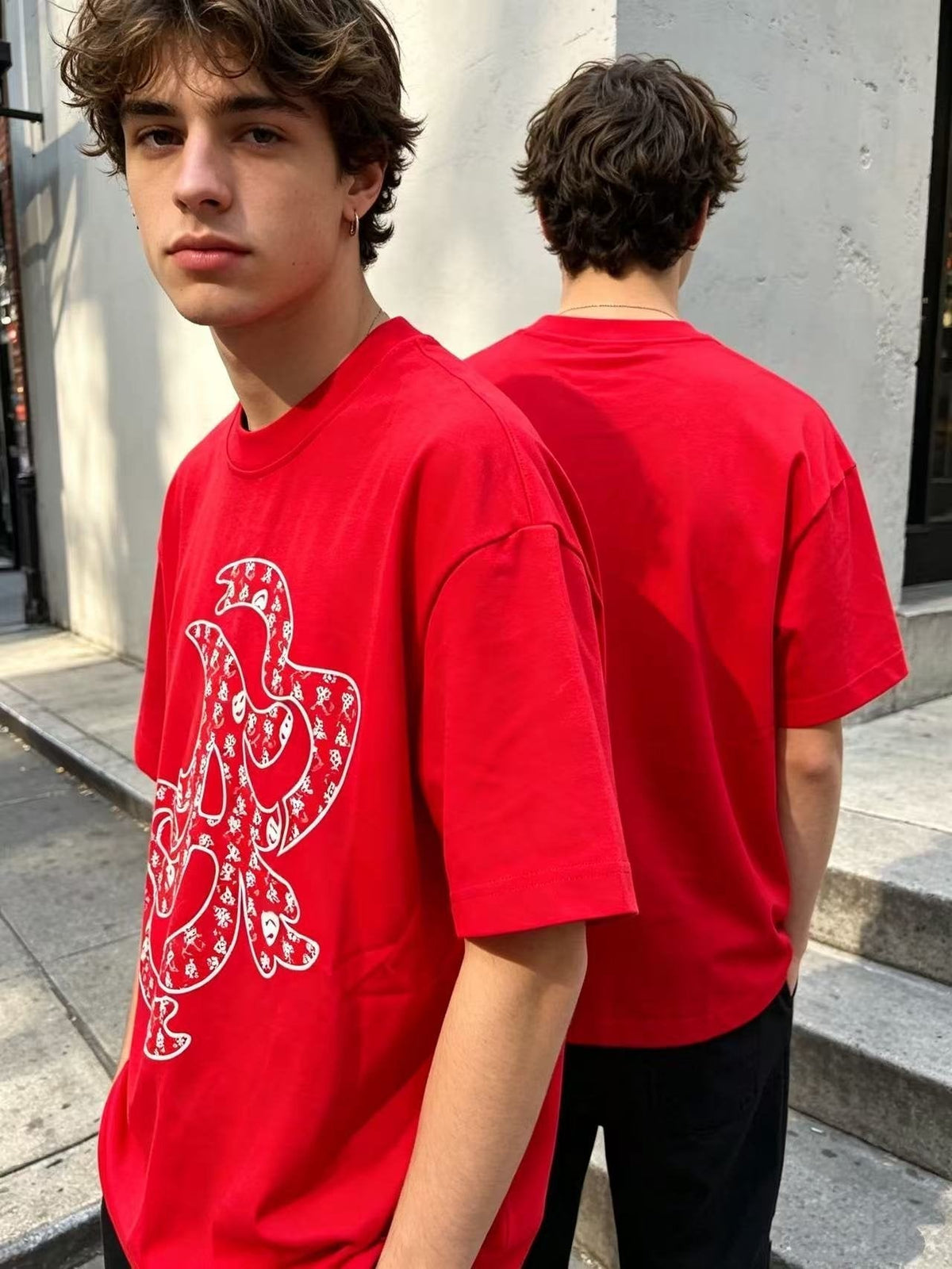 Asaali Abstract Graphic T-Shirt ¡ª context