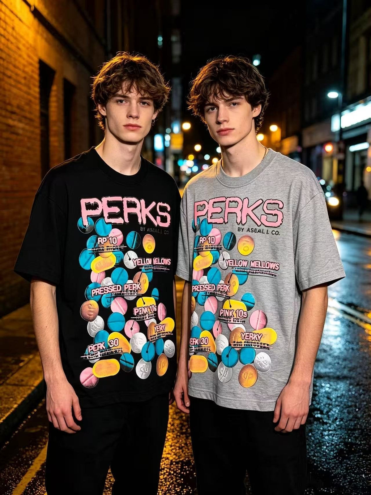ASAALL Pill Graphic Short-Sleeve T-Shirt ¡ª context