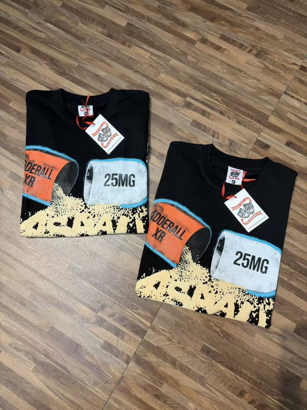 ASAALL Black Distressed Graphic T-Shirt ¡ª context