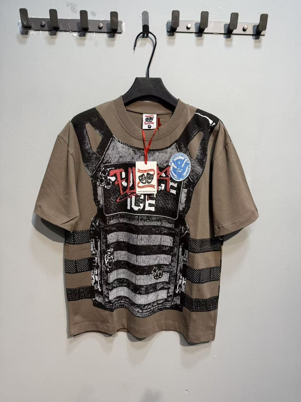 ASAALL Striped Panel Graphic Short-Sleeve T-Shirt ¡ª hero