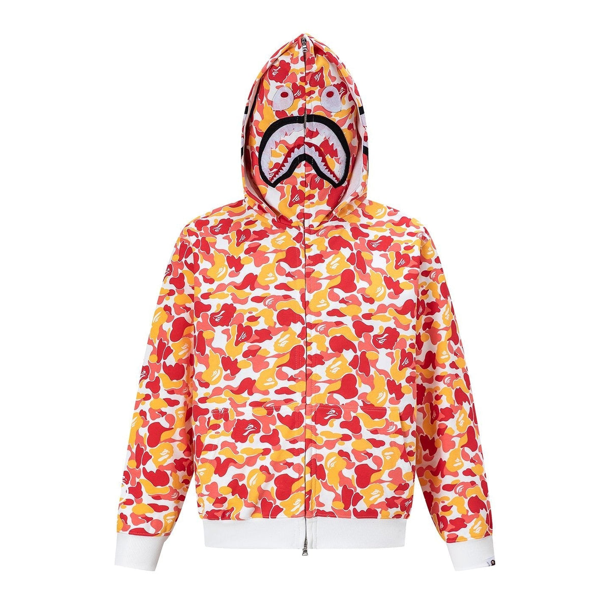 BAPE Shark Camo Full-Zip Hoodie ¡ª front