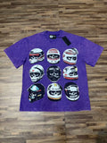 Godspeed Out of Many One Racing Helmet Graphic T-Shirt ¡ª front