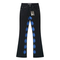LOSTSHDWS Floral Applique Flared Jeans ¡ª hero
