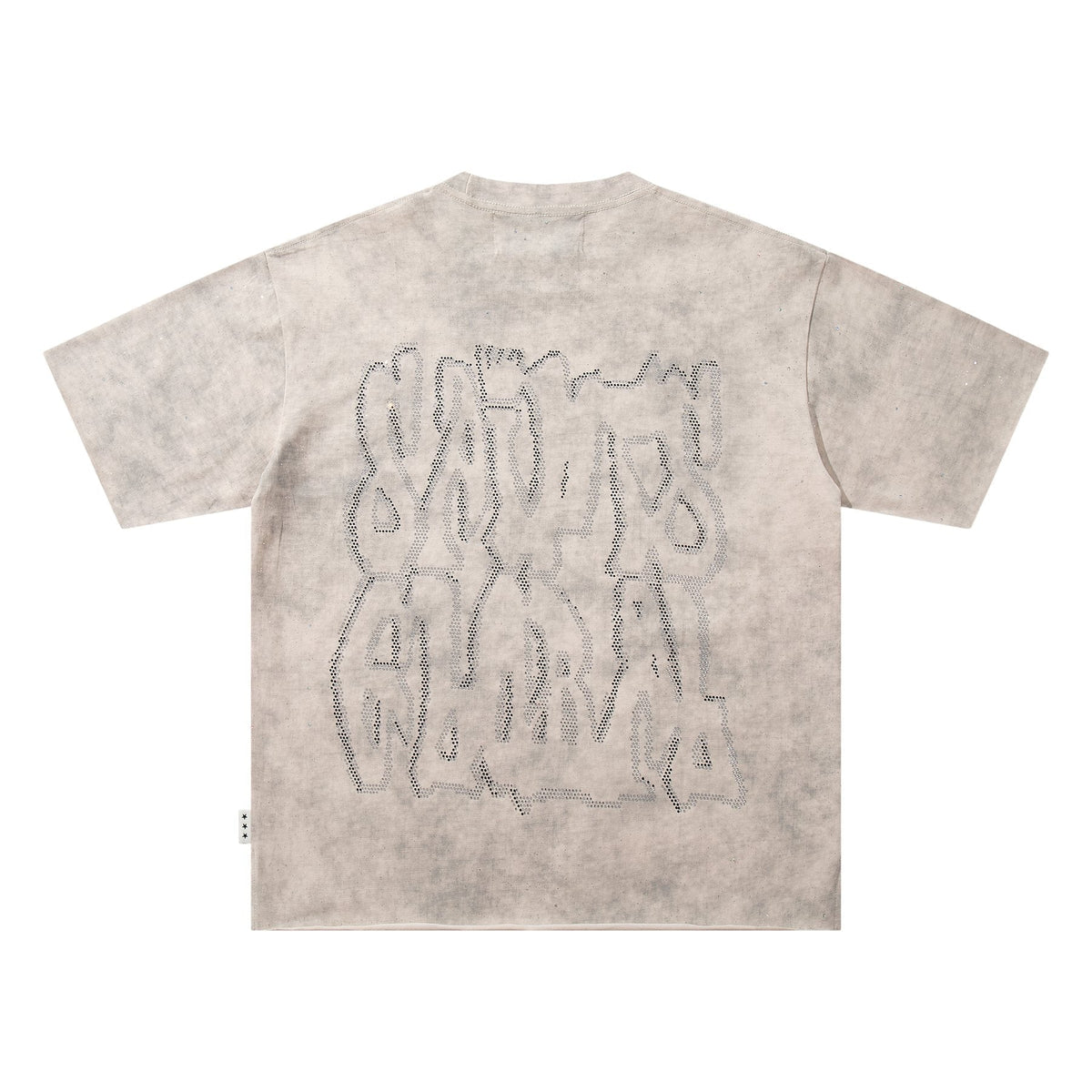 BKYS Revival Blindfolded Portrait Rhinestone-Style T-Shirt ¡ª back