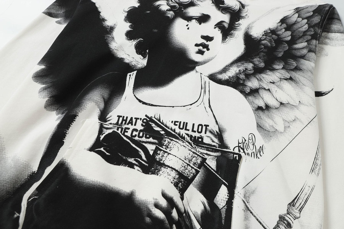 THAT'S A AWFUL LOT OF COUGH SYRUP Angel Graphic Hoodie ¡ª detail