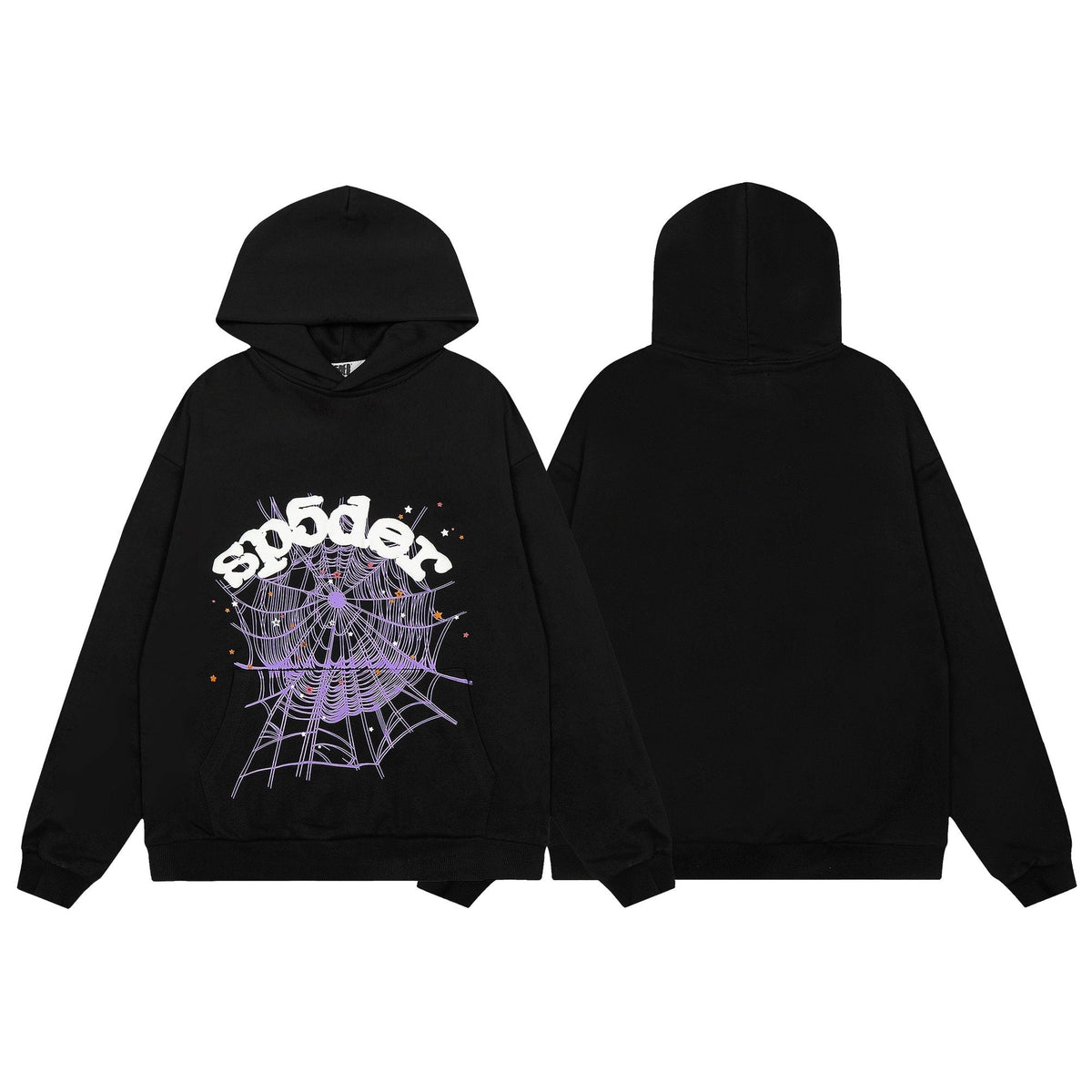 Sp5der Spiderweb Graphic Pullover Hoodie ¡ª hero