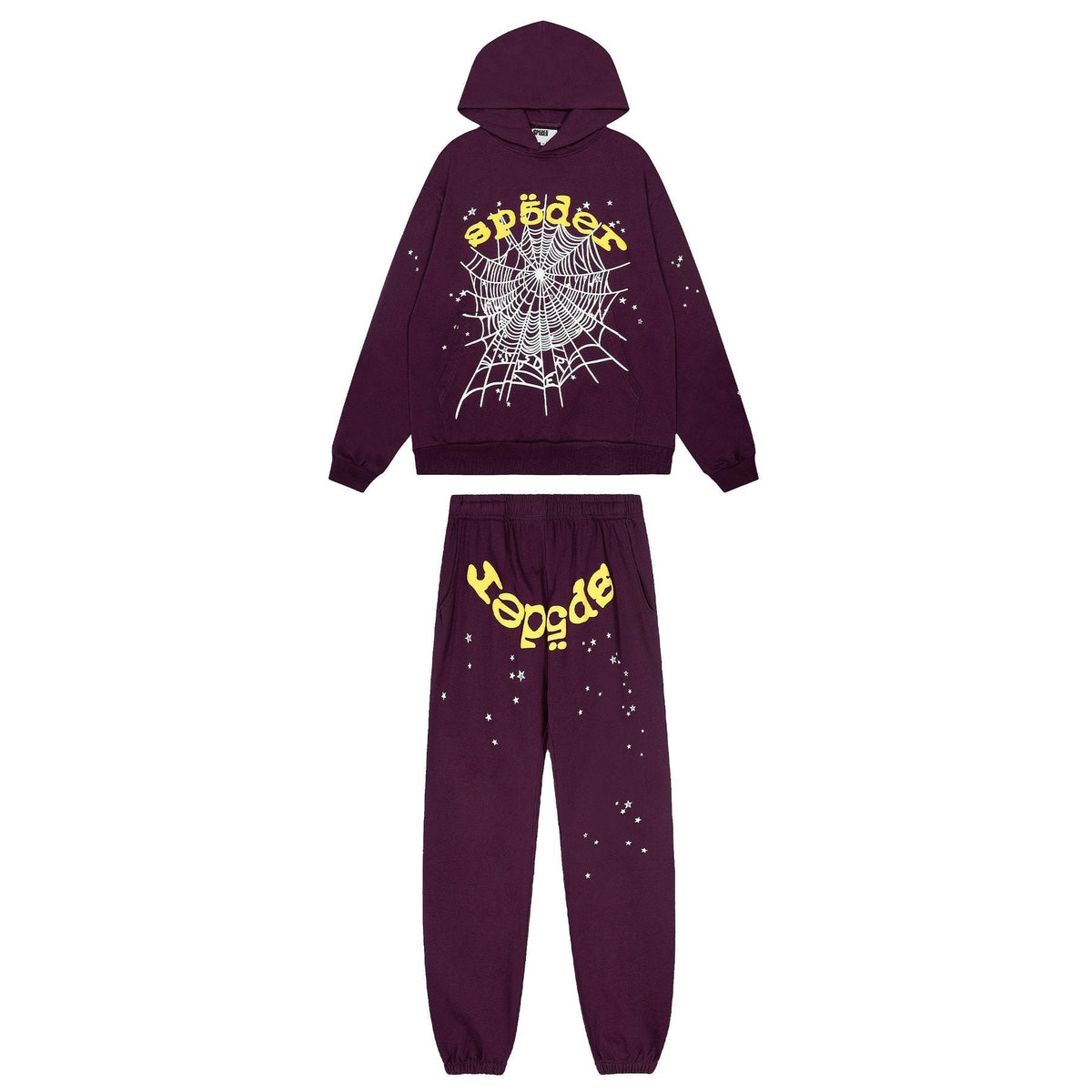 Sp5der Spiderweb Graphic Hoodie & Sweatpants Set ¡ª hero