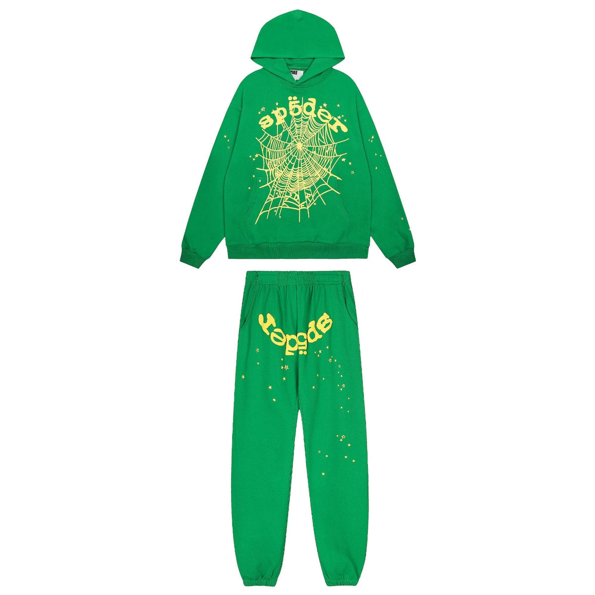 Sp5der Spiderweb Graphic Hoodie & Sweatpants Set ¡ª hero