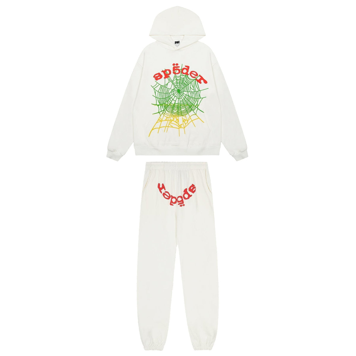 Sp5der Spiderweb Graphic Hoodie & Sweatpants Set ¡ª hero