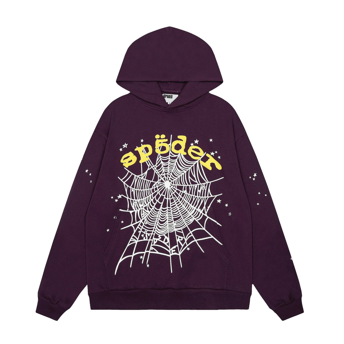 Sp5der Spiderweb Graphic Hoodie & Sweatpants Set ¡ª front