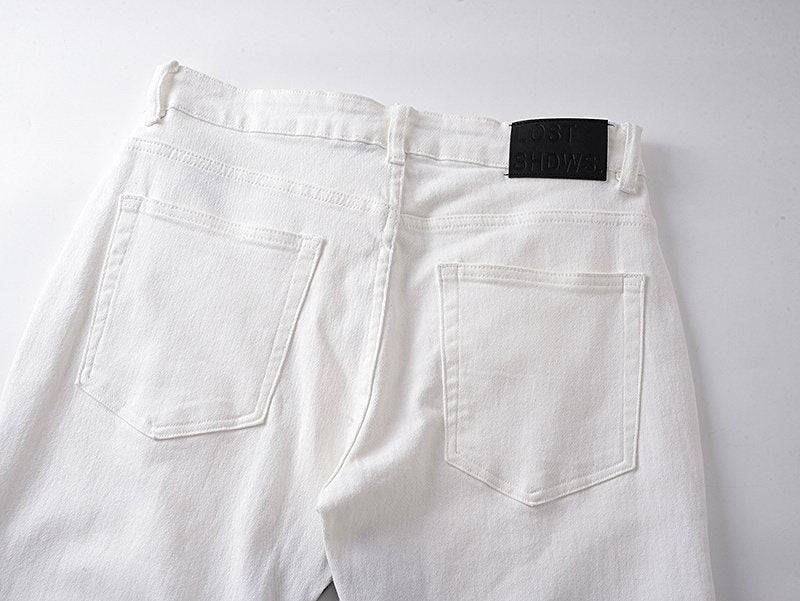 LOSTSHDWS Flower Graphic Flared Jeans ¡ª detail