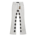 LOSTSHDWS Flower Graphic Flared Jeans ¡ª hero