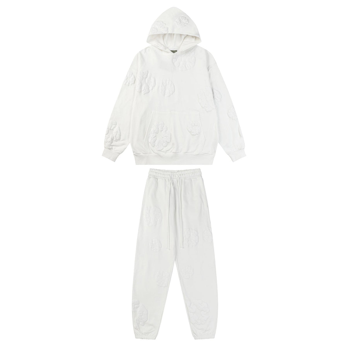 DENIM TEARS Floral Graphic Hoodie & Sweatpants Set ¡ª front