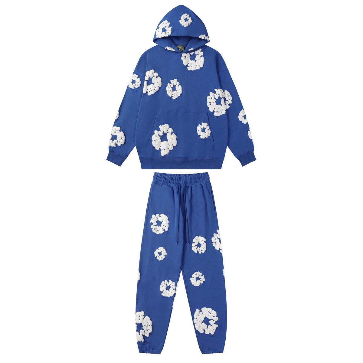 DENIM TEARS Floral Graphic Hoodie & Sweatpants Set ¡ª front