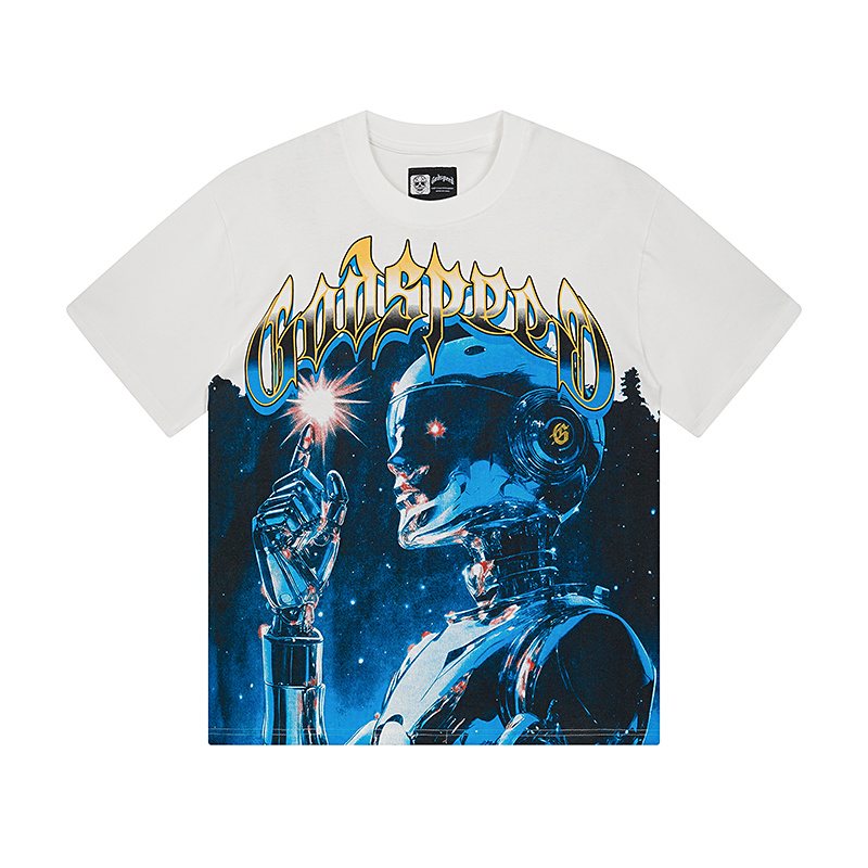 Godspeed Robot Graphic T-Shirt ¡ª front