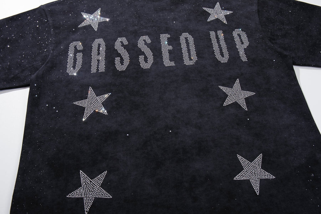 BKYS Revival Gassed Rhinestone Graphic T-Shirt ¡ª detail
