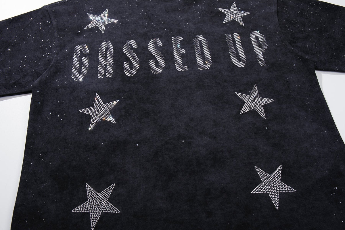 BKYS Revival Gassed Rhinestone Graphic T-Shirt ¡ª detail