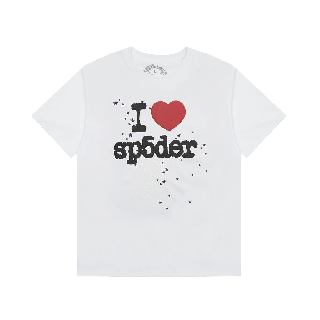 Sp5der I Love Heart Web Graphic T-Shirt ¡ª hero