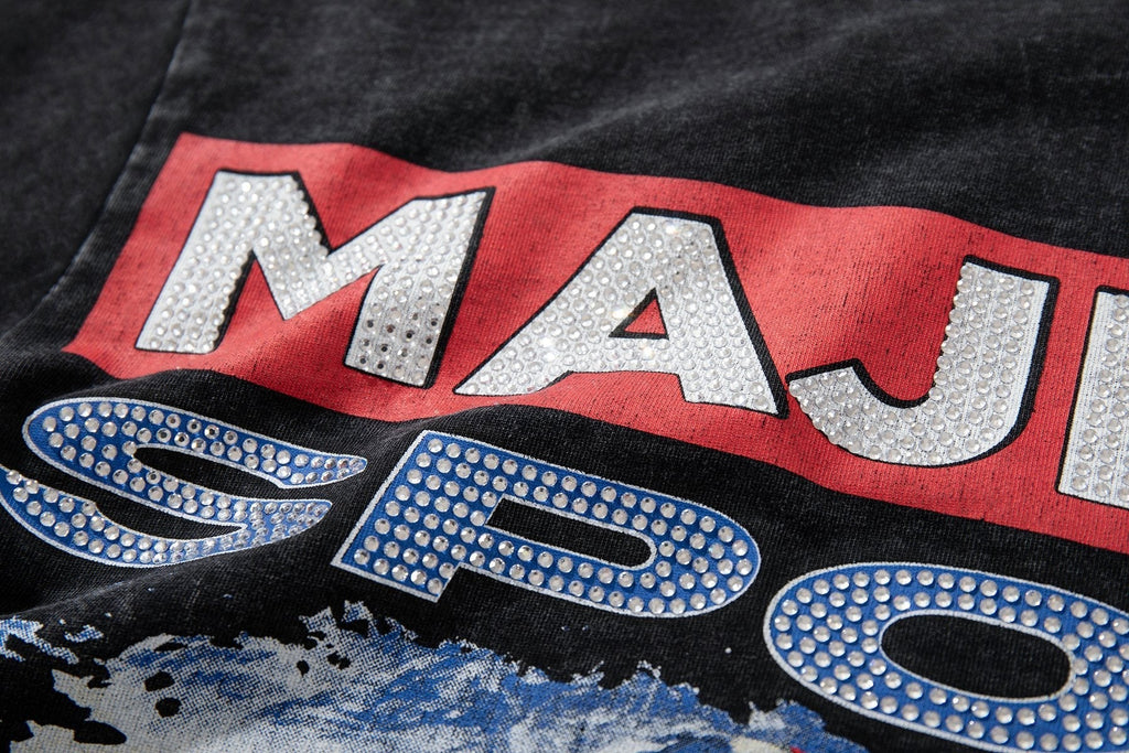 MAJESTIK Motorcycle Racing World Tour T-Shirt ¡ª detail