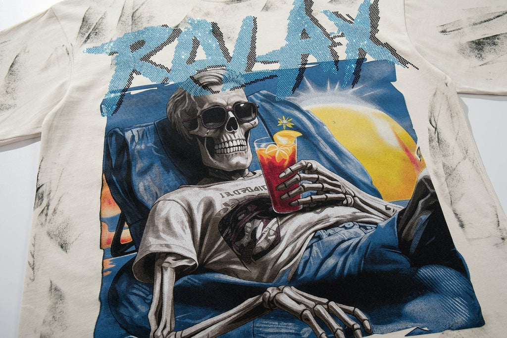 BKYS Revival Relax Your Mind Graphic T-Shirt ¡ª detail